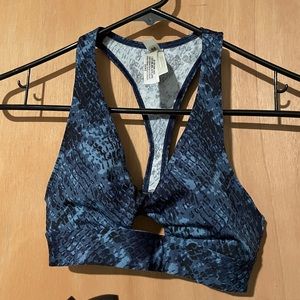 Blue Victoria secret sports bra